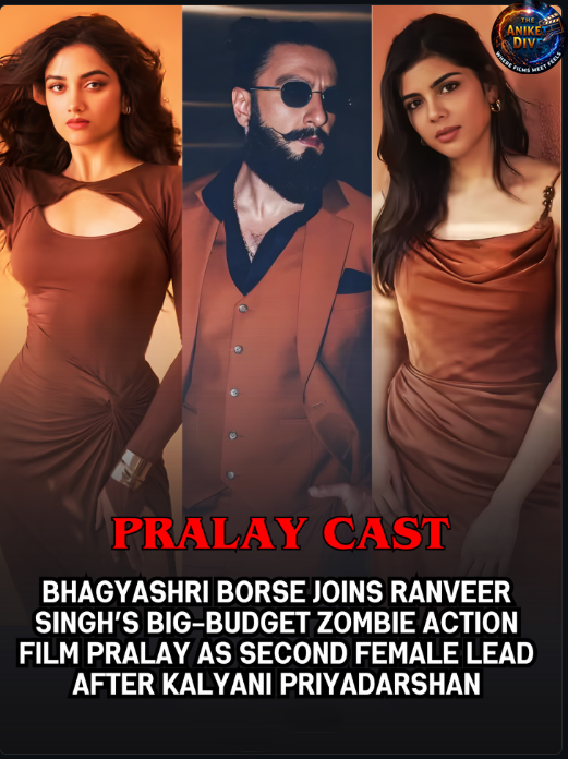 TheAniketDive's tweet photo. 🔥 Deadly Glam Meets Apocalypse – The Power Trio of Pralay! 🔥#Pralay #RanveerSingh #BhagyashriBorse #KalyaniPriyadarshan #ZombieAction #BollywoodUpcoming #BigBudgetFilm https://t.co/9XiKhYwITb