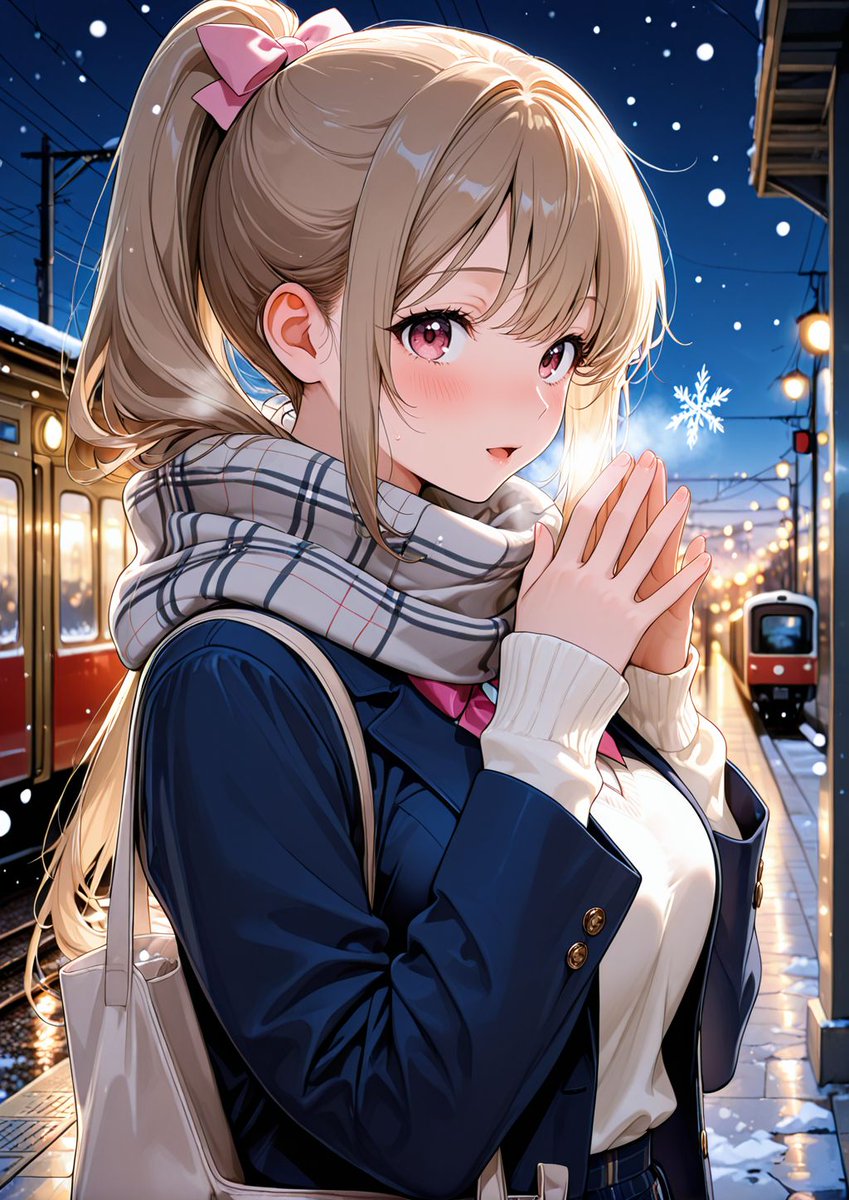 まだ日が落ちるの早いね…🌆 夕方になると急にひんやりしてきて、手が