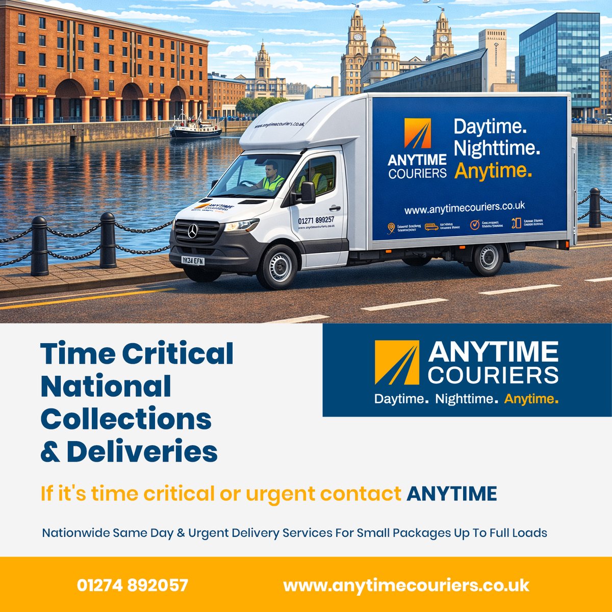 Anytime Couriers tweet media