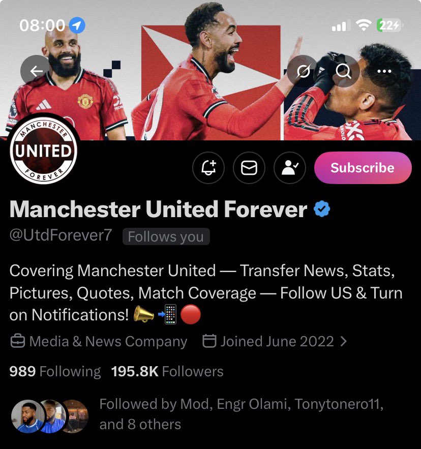 The way big accounts follows me on this app lately.. 

I am open to promotion and ads.. Bring deals😂

Thanks <a href="/UtdForever7/">Manchester United Forever</a>