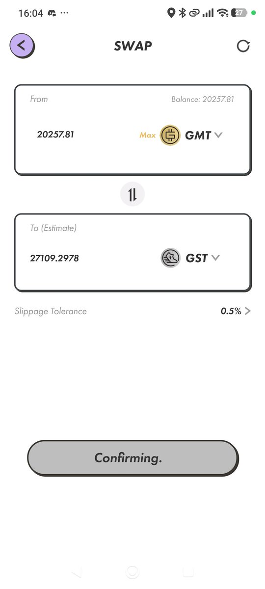 ささやかながらレッツ交換pGST
FSLのDEX使って僅かながらに手数料にも貢献して…🫠