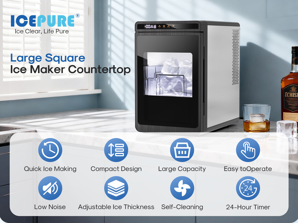 Icepure2016's tweet photo. New drop! 🚀
The ICEPURE Clear Ice Cube Maker delivers fast ice, clear ice, adjustable thickness, and quiet operation.
Your drinks just got an upgrade.
BUY NOW 👉 https://t.co/nDPqStpb59
 #IceMaker #ICEPURE https://t.co/5uvm1VOWql