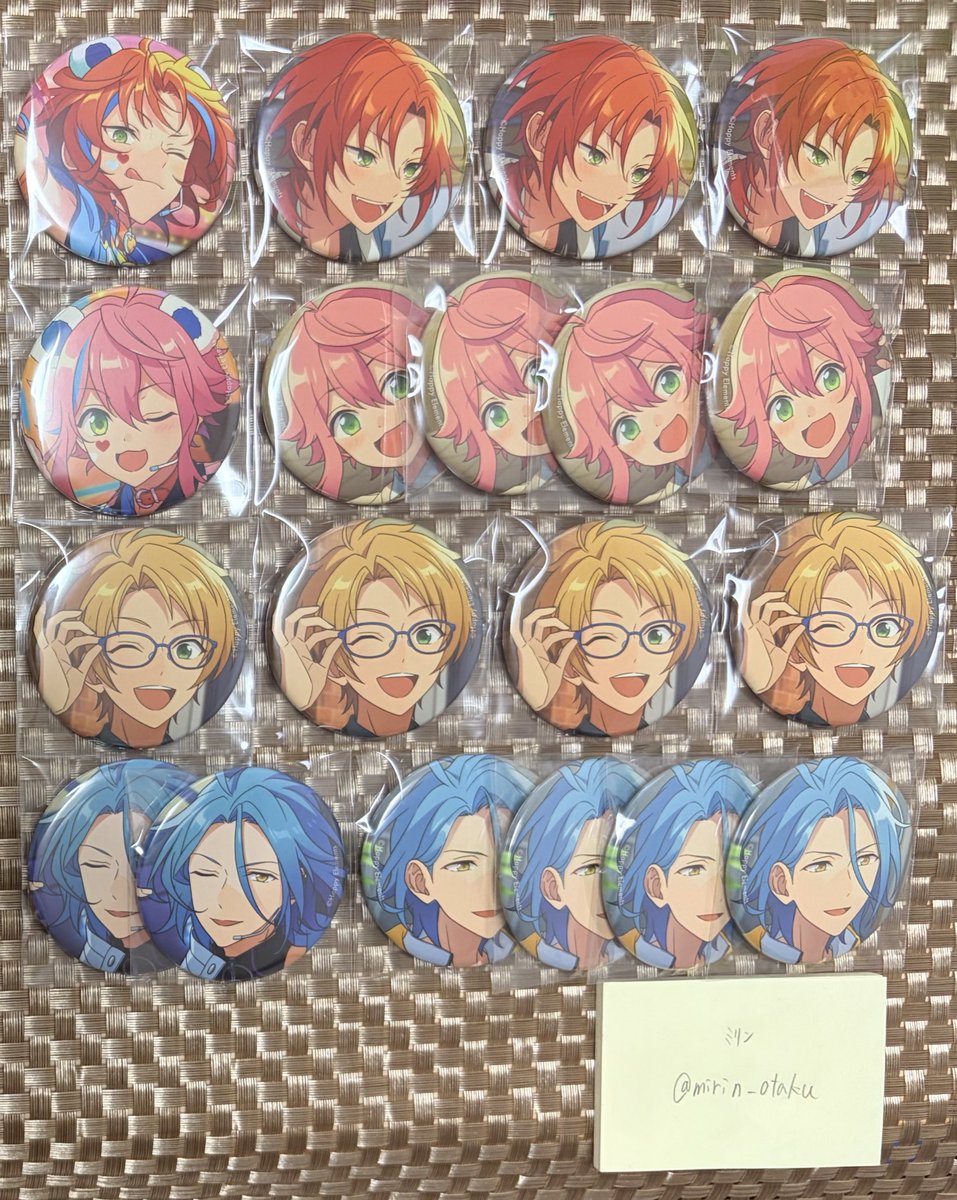 交換・譲渡】 あんスタ コレ缶 缶バッジ Nov 譲)レオ HiMERU(+再交換分