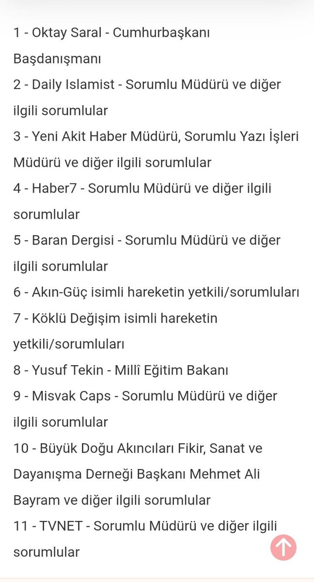 Laikliği savunurken İslâm'ın şeri ahkâmı şeriata hakaret edenler suç duyurusu listesine bizi de ekleyerek onurlandırmışlar. 

Vermiş olduğumuz rahatsızlık için Allah'a hamdolsun.

Ayrıca kamuoyu bilmelidir ki bu azgın güruhun hedef göstermesi ve suçlamaları neticesinde Ankara'nın