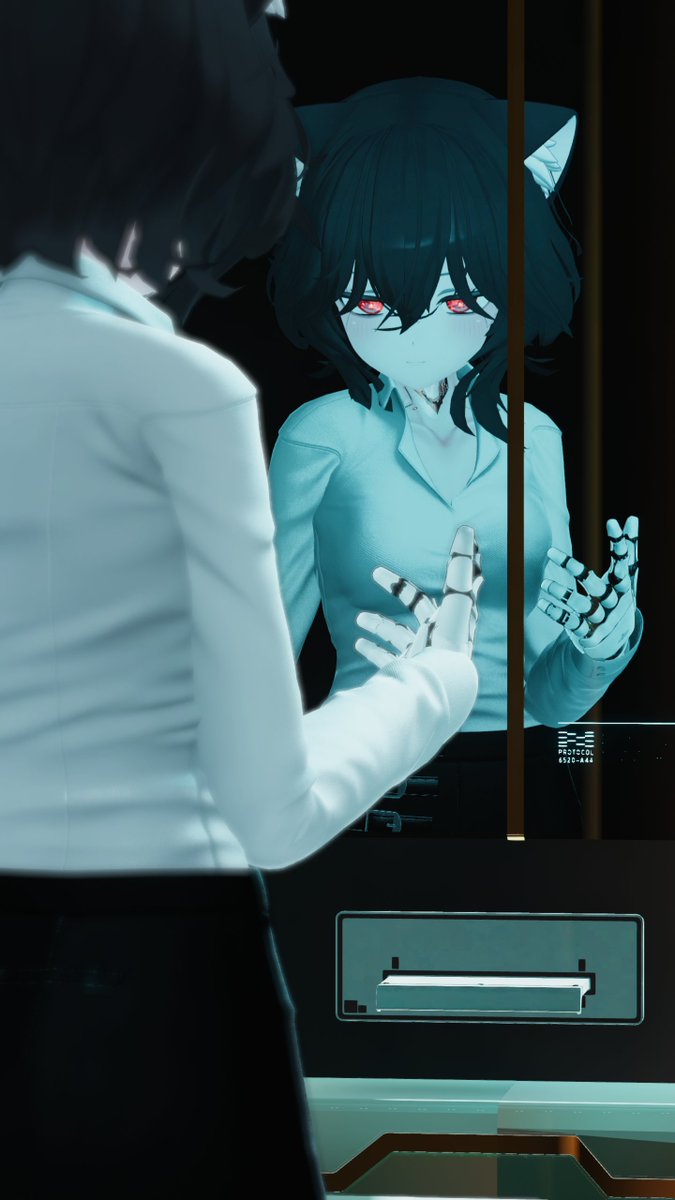 You don't feel "yourself" anymore.

#VRChat