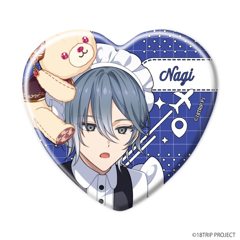 グッズ情報】 『18TRIP』ハート型缶バッジが本日よりアニメイト店舗に