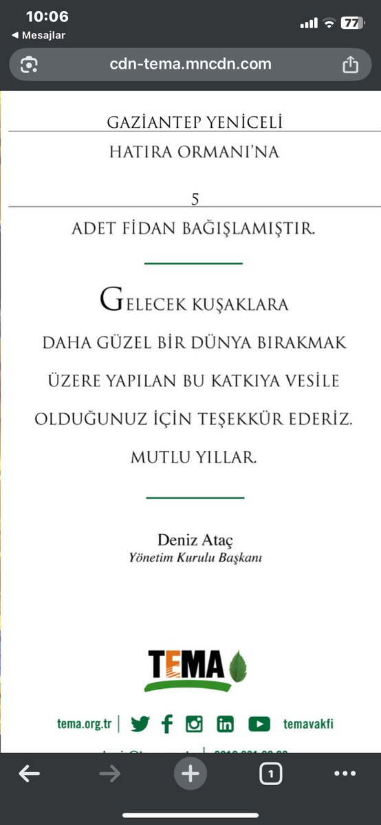 Kardeşim benim adıma fidan bağışı yapmış doğum günü hediyesi olarak. Bu milletin evlatları geleceği düşünüyorken orospu evlatları ormanları yakıyor. Sonra tehcir istedik mi biz ırkçı oluyoruz. Türkün asaletinin gölgesi bile sizin canınızdan kıymetlidir.
#tema #Türkiye #türk