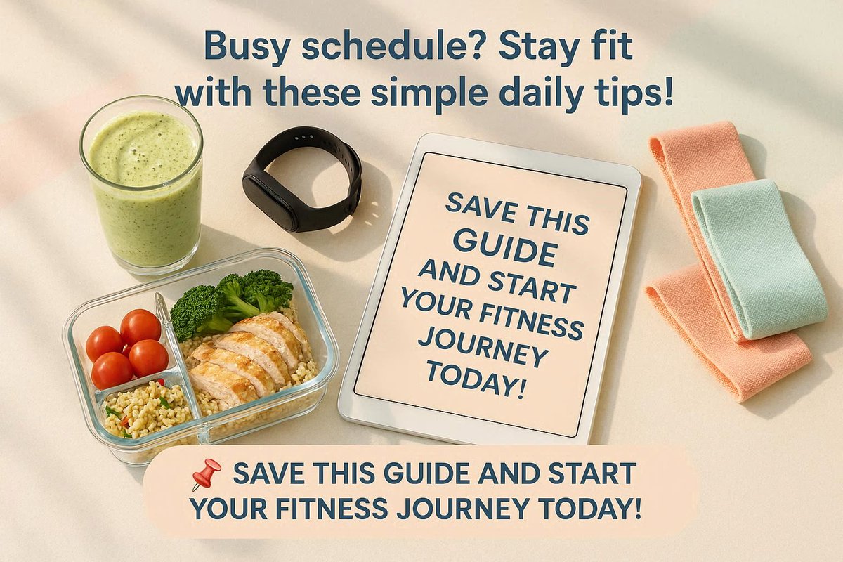 WellnessAlina's tweet photo. 🏃‍♀️ No time for long workouts? Stay fit with easy daily nutrition &amp; fitness tips that fit ANY busy schedule! 💪✨ #StayFit #BusyLifeFitness #HealthyHabits #QuickWorkouts #NutritionTips 

https://t.co/iEIvx7FC23 https://t.co/f7ynoNGBUJ