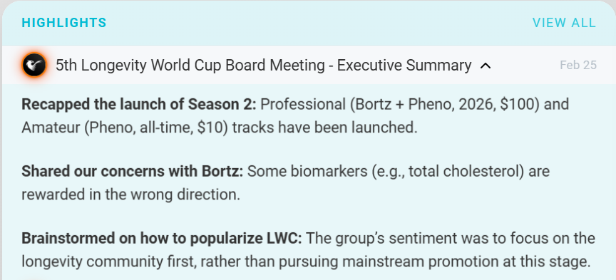 Longevity World Cup tweet media