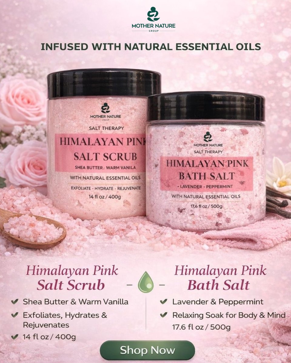 mnfgpinksalt's tweet photo. Pink Salt Wellness Solutions. 
Spa day at home! 
#pinksalt #pinksaltwellness #glow #natural #salttherapy https://t.co/oTnHrojXRY