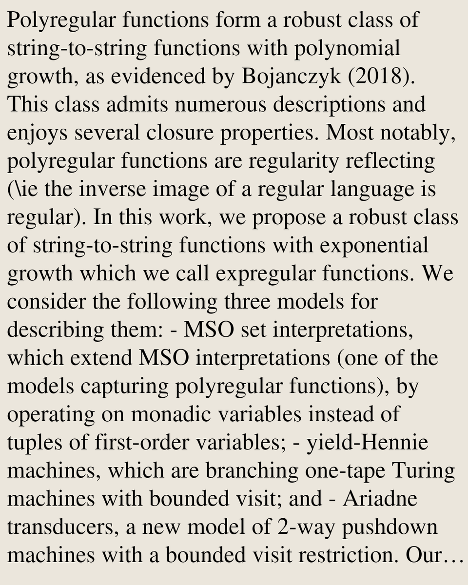 Formal Languages and Automata Theory arXiv tweet media