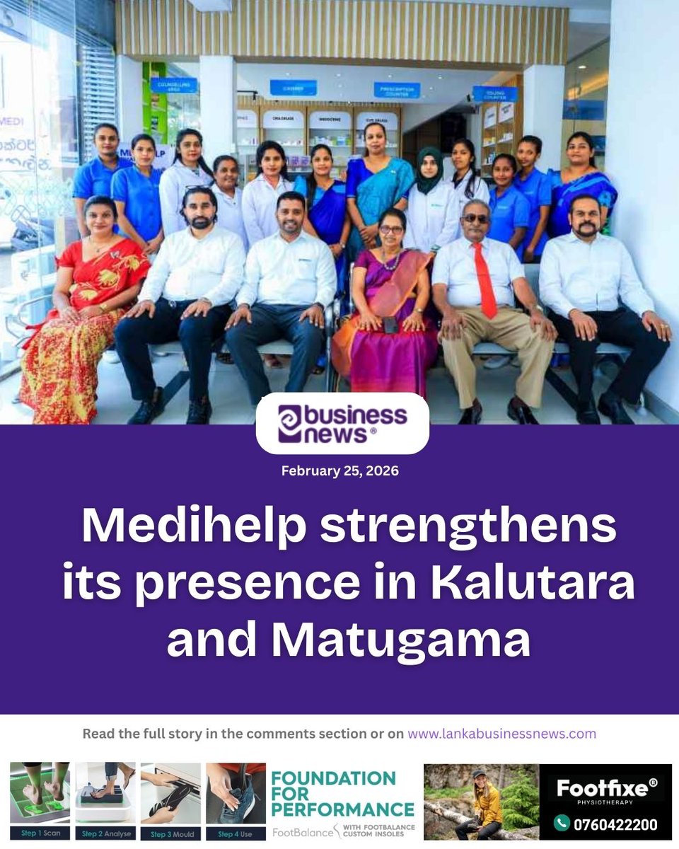 lbnbusinessnews's tweet image. Medihelp strengthens its presence in Kalutara and Matugama
#Medihelp #Kalutara #Matugama