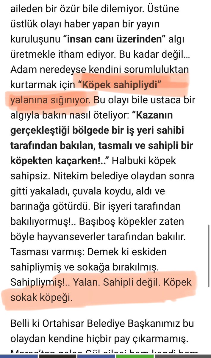 <a href="/kayabaskann/">Ahmet Kaya 🇹🇷</a> Yerel gazeteci Ali Öztürk #CennetNesibe yi kovalayan köpeğin sahipli olduğu konusunda ‘yalan söylediğinizi’ köpeğiniz toplamanız gereken BAŞIBOŞ köpek olduğunu iddia ediyor. Yalan söylediniz mi?<a href="/kayabaskann/">Ahmet Kaya 🇹🇷</a>
