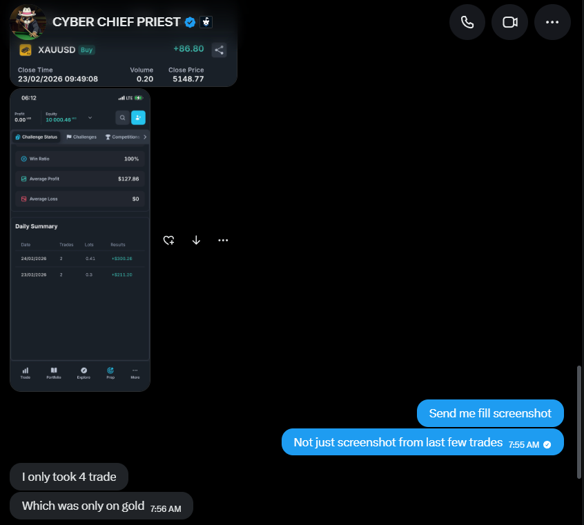 Funded FXC tweet media