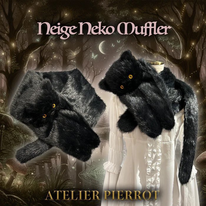 ATELIER PIERROT】 Neige Neko Muffler 12,870(税込)➡️30％OFF