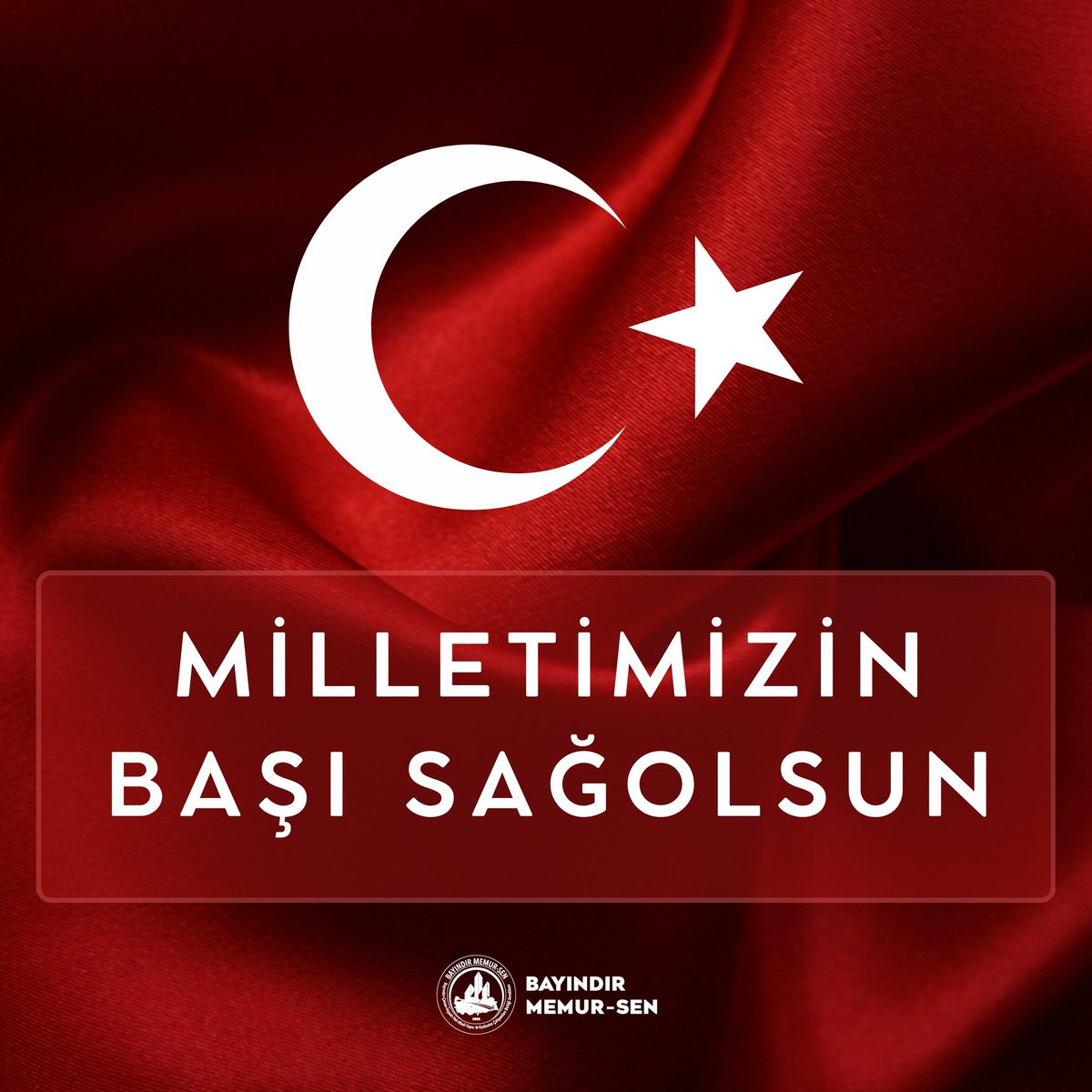 Balıkesir’de meydana gelen F-16 uçağının kaza kırıma uğraması sonucu şehit olan kahraman pilotumuza Allah’tan rahmet; kederli ailesine, Türk Silahlı Kuvvetlerimize ve aziz milletimize başsağlığı diliyoruz.  

Milletimizin başı sağ olsun. 🇹🇷