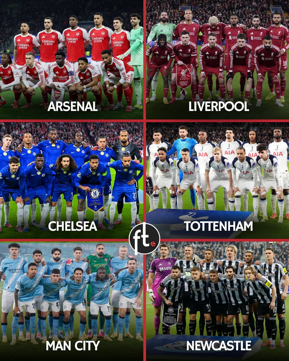 🏴󠁧󠁢󠁥󠁮󠁧󠁿🇪🇺 For the first time in history, six clubs from a single league have qualified for the last 16 of the Champions League:

✅🏴󠁧󠁢󠁥󠁮󠁧󠁿 Arsenal
✅🏴󠁧󠁢󠁥󠁮󠁧󠁿 Liverpool
✅🏴󠁧󠁢󠁥󠁮󠁧󠁿 Chelsea
✅🏴󠁧󠁢󠁥󠁮󠁧󠁿 Tottenham
✅🏴󠁧󠁢󠁥󠁮󠁧󠁿 Man City
✅🏴󠁧󠁢󠁥󠁮󠁧󠁿 Newcastle

The Premier League is CLEAR of every league in the world and the gap