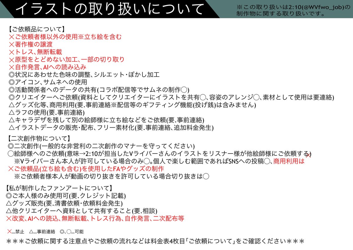 イラストの取り扱いについて】 内容を一部変更しました！ ※変更内容は