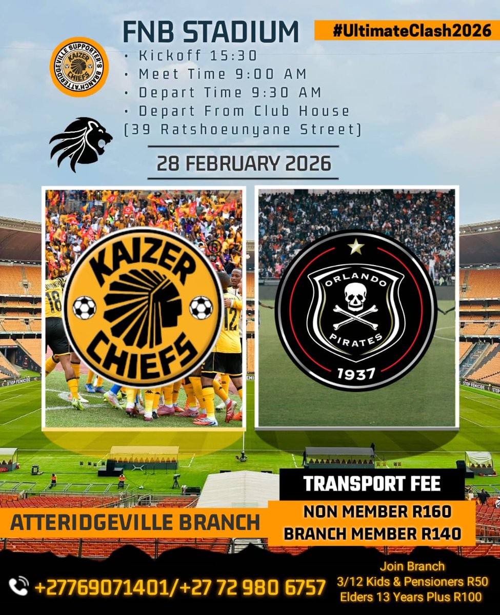 Kaizer Chiefs Atteridgeville Branch tweet media