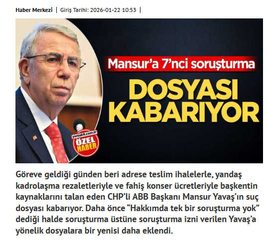 Zekeriya_Say's tweet photo. 💥Mansur Yavaş hakkında 11 yolsuzluk soruşturması dosyası için yıllardır "İçişleri Bakanlığı"ndan izin bekleniyordu....
*
Biz Akit olarak defalarca yazdık...
*
"Bakanlık niçin harekete geçmiyor?" diye sorduk...
*
Kimseyi zan altında bırakmak istemiyorum ama savcılık soruşturma izni istediği halde...
*
İçişleri Bakanlığı, neden tam 11 adet yolsuzluk dosyasına izin vermez!
*
Üstelik bu kişi Ankara'yı kuru çula oturtan Mansur Yavaş ise⁉️
*
Bu açıdan, Ali Yerlikaya dönemini maalesef "kayıp" yıllar olarak görüyorum..
*
İsmail Saymaz gibi yandaşların "yetersiz" diye yaftalamaya çalıştığı yeni İçişleri Bakanımız Mustafa Çiftçi'nin ise sümen altı edilmiş tüm dosyaları açacağına inanıyorum‼️
@miamustafacftci @TC_icisleri