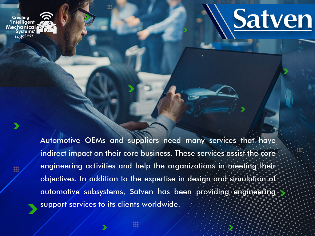 Automotive OEMs and suppliers often require specialized services that indirectly impact their core business. These services strengthen engineering activities and help organizations achieve their objectives.

satyamventure.com/solutions/engi…

#satven #satyamventure #automotive #engineering