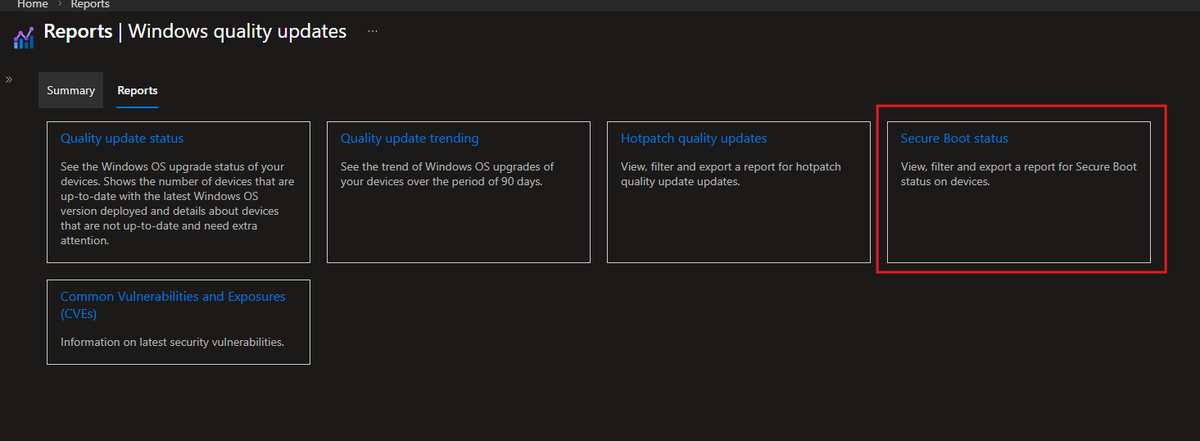 syst_and_deploy's tweet photo. 🚨 The Secure Boot status report is back in Intune

#MEMPowered #MSIntune https://t.co/nGfI6vh5qm