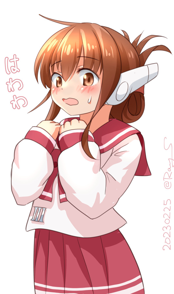 電(艦隊これくしょん) 「今日は電の進水日ですね。」|Ray.Sのイラスト