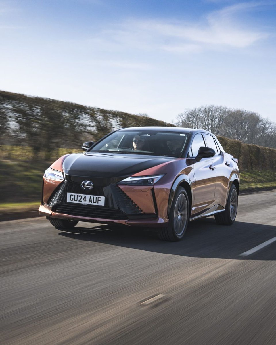 LexusTwickenham's tweet photo. Electric luxury meets distinctive design with the Lexus RZ 300e Takumi in Sonic Copper with Black bi-tone.
Refined electric performance, premium craftsmanship and a finish that stands out.
#LexusRZ #LexusTakumi #ElectricLuxury #LuxuryEV #LexusUK #SonicCopper #BiTone https://t.co/W7JXxYWrto