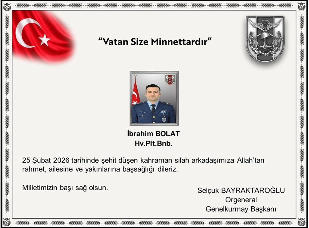 Vatan sağ olsun Milletimizin başı sağ olsun
