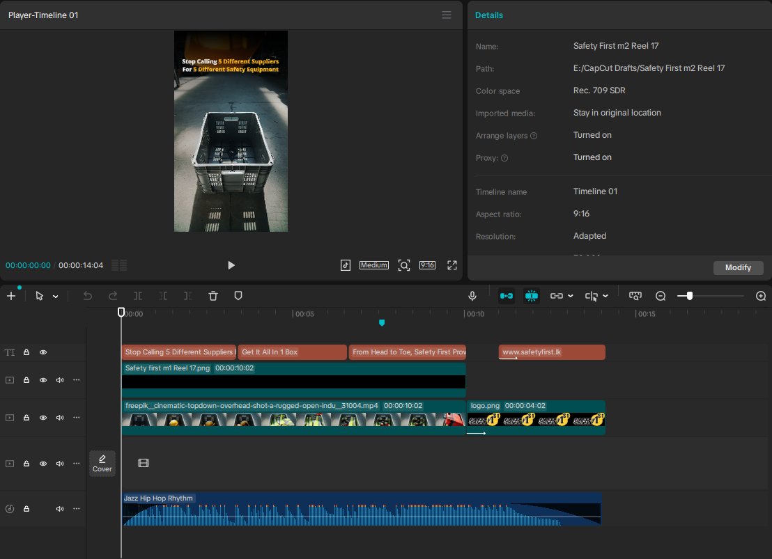 arrow429's tweet photo. Entering the #capcut Ai challenge ##ATCP, Here is the submission and the screenshot of the work created in CapCut using CapCut visual and AI effects

The reel is basically for the construction supplier company that has all the equipment and everything in one place. https://t.co/Oh0kykwQRe