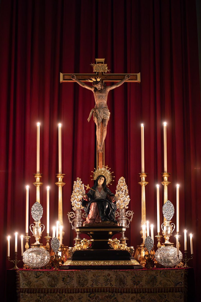 🕯️ El Cristo del Amor y la Virgen de los Dolores ya se disponen para sus cultos recuperando los atributos pasionistas.

✝️ El Señor recupera las potencias y la corona de espinas y la Virgen la ráfaga y puñal, obra de Montenegro.

<a href="/AmoryCaridad/">Cofradía del Amor</a> | #CofradíasMLG

📸 <a href="/j16photos/">J16Palacios</a>