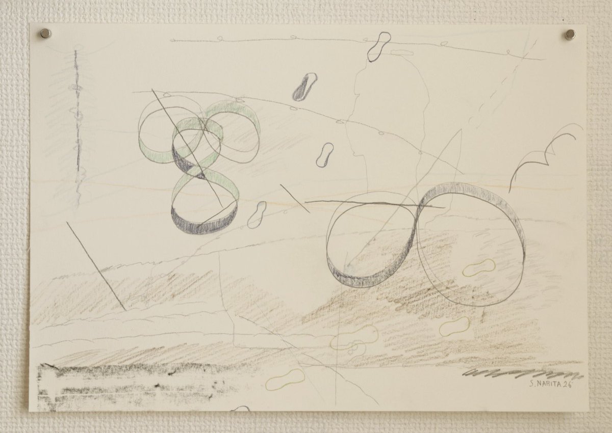 ［Just Walking］あるいているだけ
pencil and colored pencils on paper. 2026