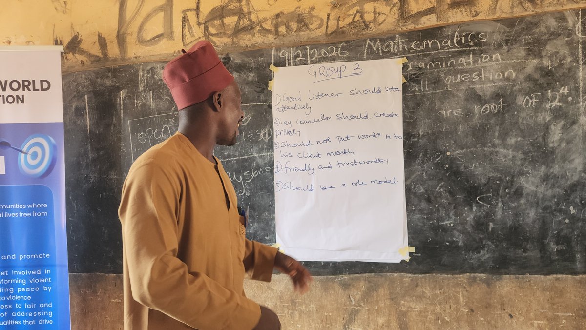FoundationSafer's tweet photo. Safer World Foundation has commenced implementation of its Mental Health and Psychosocial Support (MHPSS) project in Niger State with the training of community-based lay counsellors and community health workers.

@UNDPNigeria @NGSPlanning @NigerStateNG
#NigerState #MHPSS https://t.co/rb7Y0UC8ER