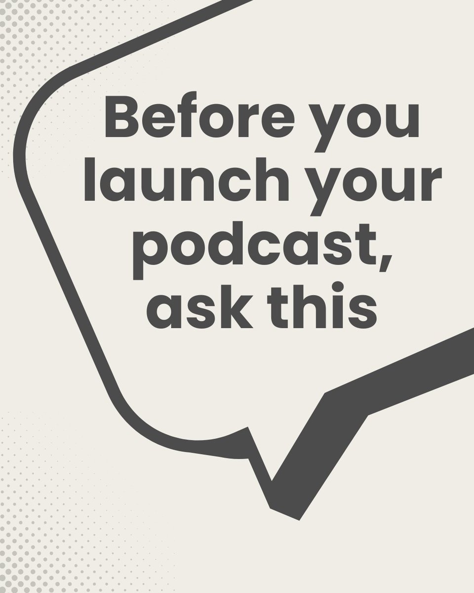 EchoesHuAudioP's tweet photo. 1️⃣ Who is this for?
2️⃣ Why should they care?
3️⃣ Why now?

If you can’t answer those clearly, keep refining.

Clarity before launch prevents confusion later.

#EchoesHuAudio #PodcastLaunch #AudioStrategy #PodcastEducation https://t.co/idkr4wbfqD