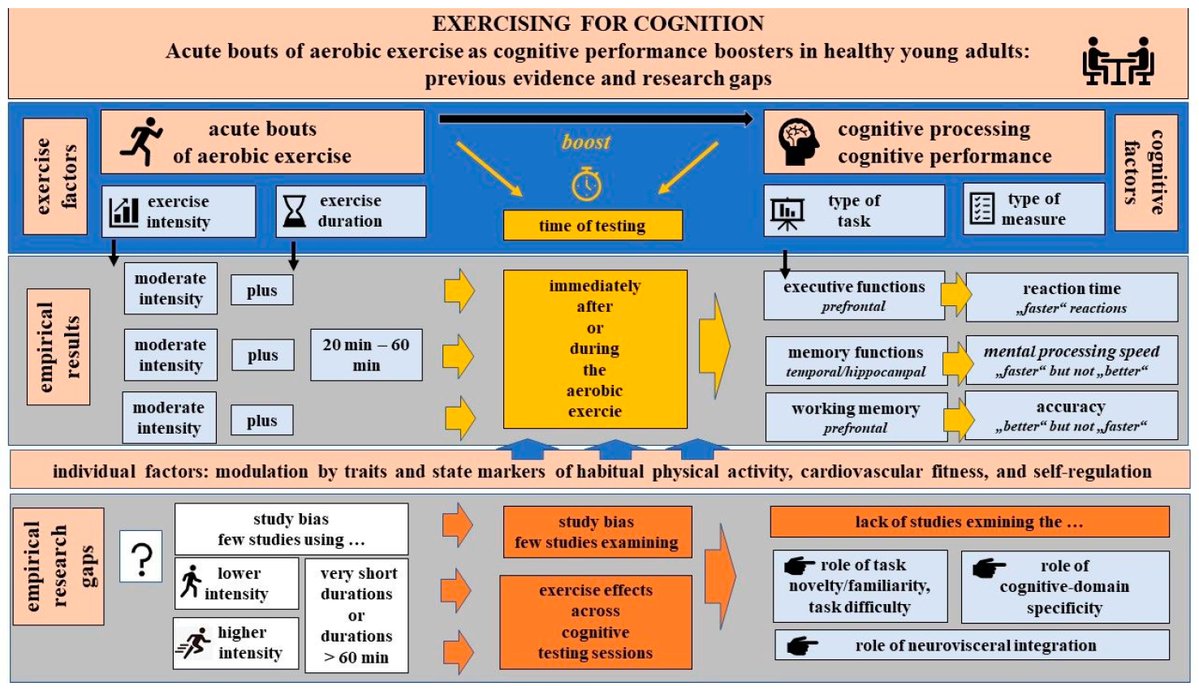 HealthcareMDPI_'s tweet image. 📢Recommended paper~
Exercising4Cognition: Can Short Bouts of Aerobic Exercise Improve #Cognitive Performance in Healthy Adults for Primary #HealthPrevention? Previous Findings and Suggestions for the Future
✍️by Cornelia Herbert
mdpi.com/3174728
#mdpihealthcare