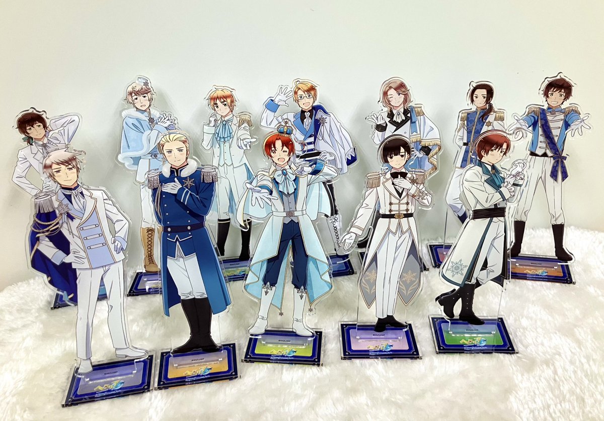 ヘタリアWS×AMOCAFE  Prince Cafeイギリス、ロマーノ ヘタリア ロマーノ アクスタ アモカフェ amo スノープリンス コラボ
