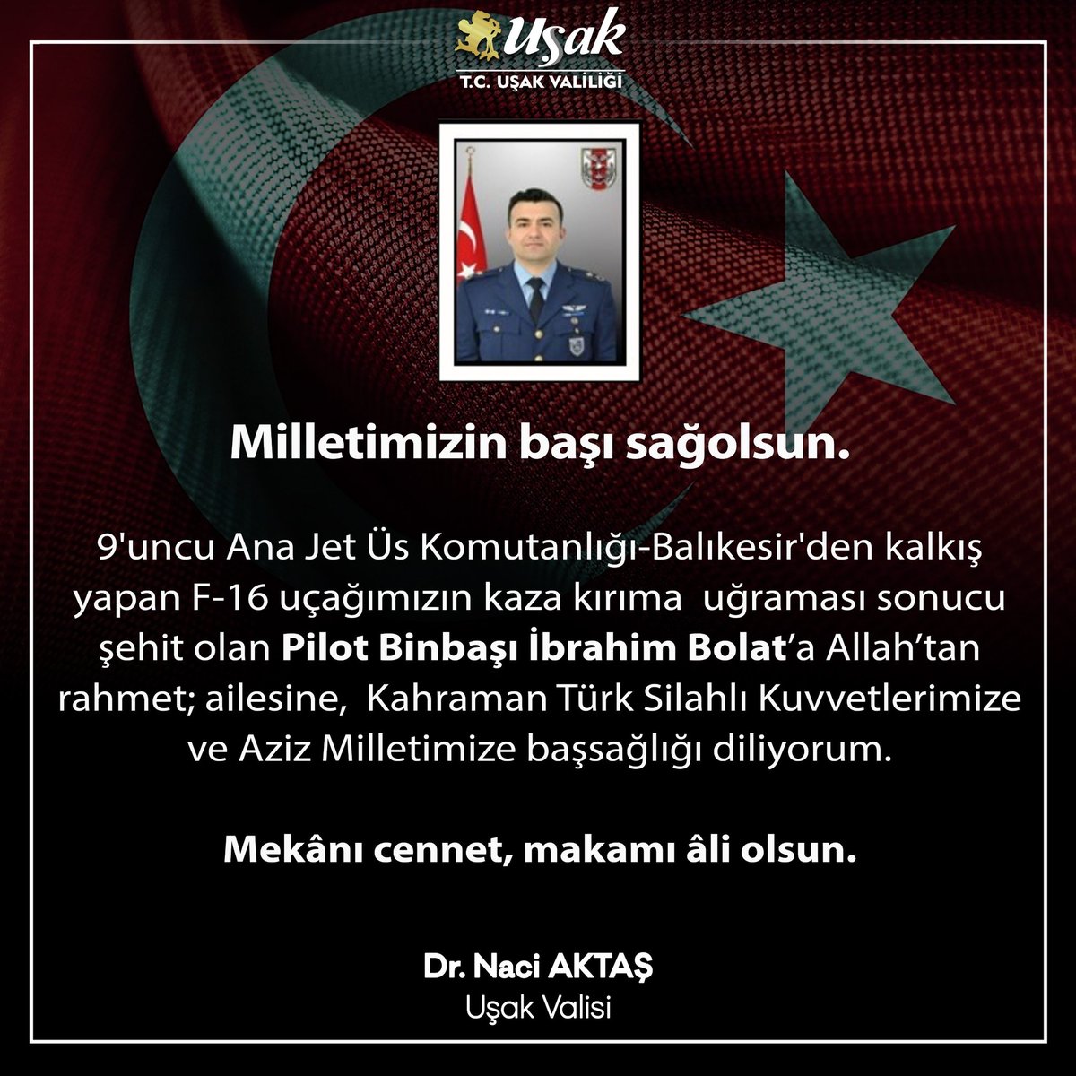 Uşak Valiliği (@tc_usakvaliligi) on Twitter photo 