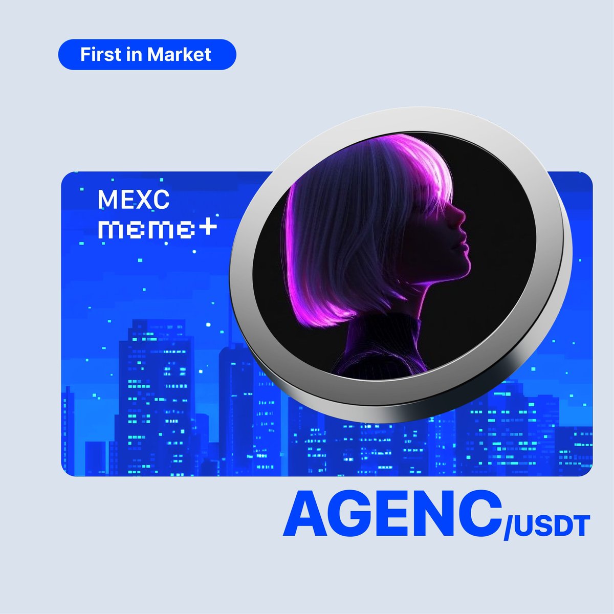 AgenC listed on MexC. 💜