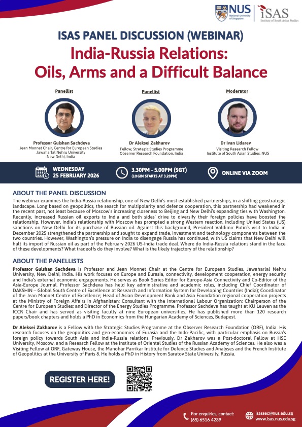 Institute of South Asian Studies (ISAS) - NUS tweet media