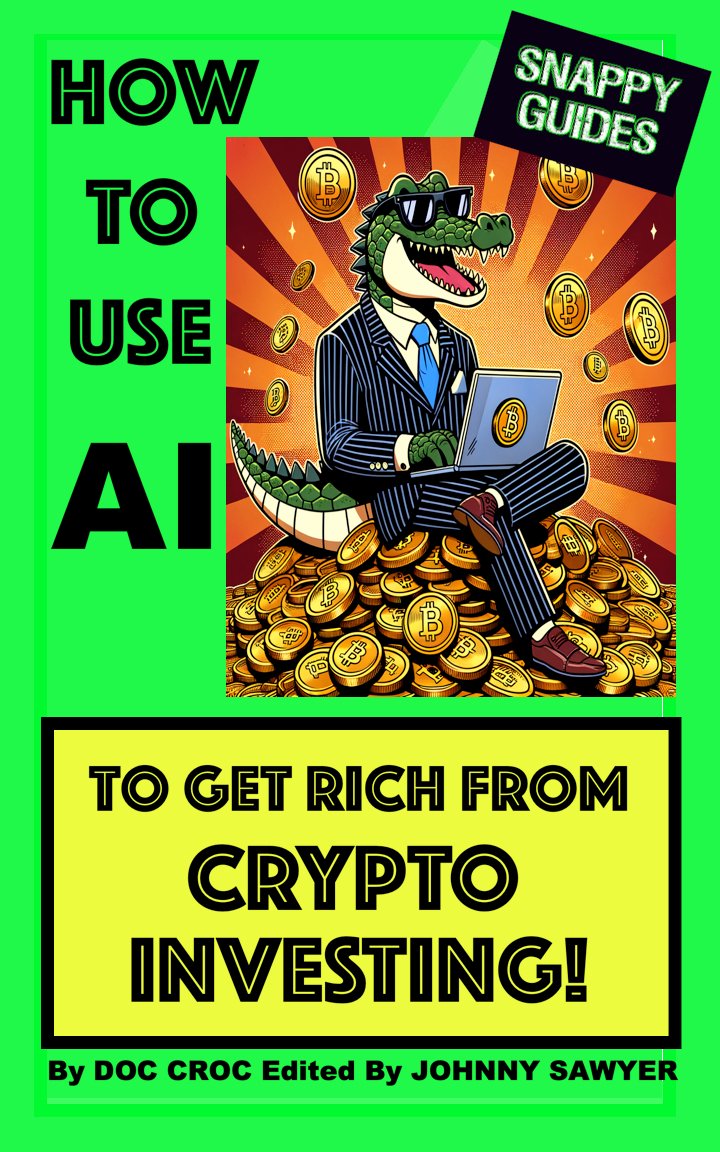gurtiverse's tweet photo. "HOW TO USE AI TO GET RICH FROM CRYPTO INVESTING!" BY DOC CROC"
Out Today At Amazon In Paperback, Hardback and Digital. FREE ON KINDLE UNLIMITED! https://t.co/lBUAFIj5ae
#Bookstagram #books #AIInvesting #AI #Crypto #KindleUnlimited #KindleBooks #CryptoInvesting #HowToGuides https://t.co/RB1B0bwRZg