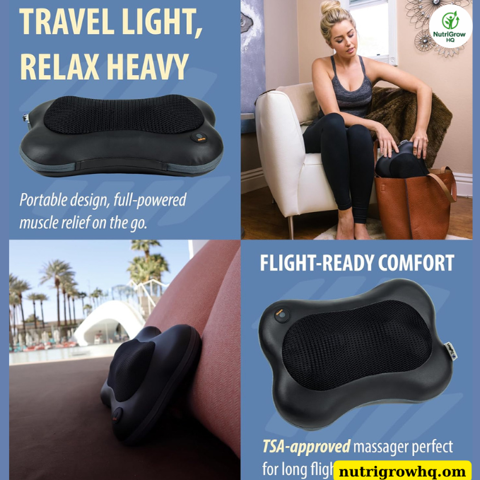 nutrigrowhq's tweet photo. Support your joint health with the Zyllion Shiatsu Back and Neck Massager with Heat. This 3D Electric Kneading Deep Tissue Massage Pillow for Muscle Pain Relief eases stiffness from arthritis &amp; reduces back
#JointHealth #BackPainRelief #ArthritisCare #MassageTherapy #BoneStrength https://t.co/wz9dLk3HzP