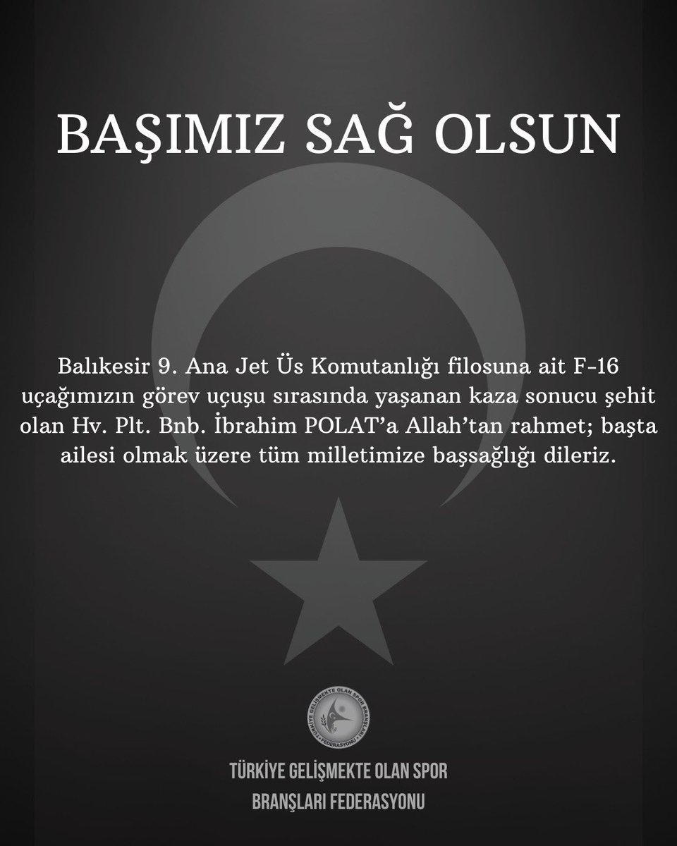 Türkiye Gelişmekte Olan Spor Branşları Federasyonu tweet media