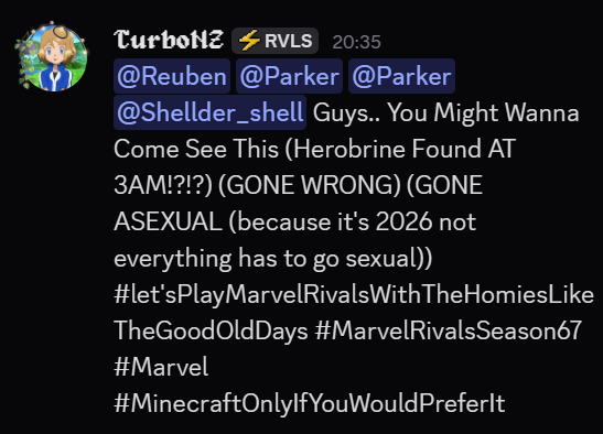 TurboNZL_'s tweet photo. How to summon the lads to hop on the game
#2026tweet #OnlyGamersKnow #GamingLifeGamingWife #Marvel https://t.co/EReGC3TYmZ