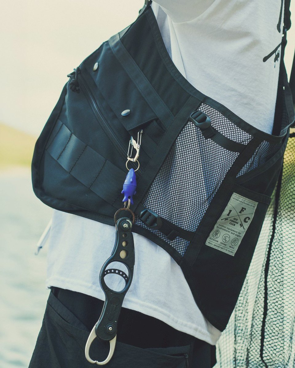 FISHERMAN UTILITY VEST- Release : 2/28（sat） Color : BLACK Size