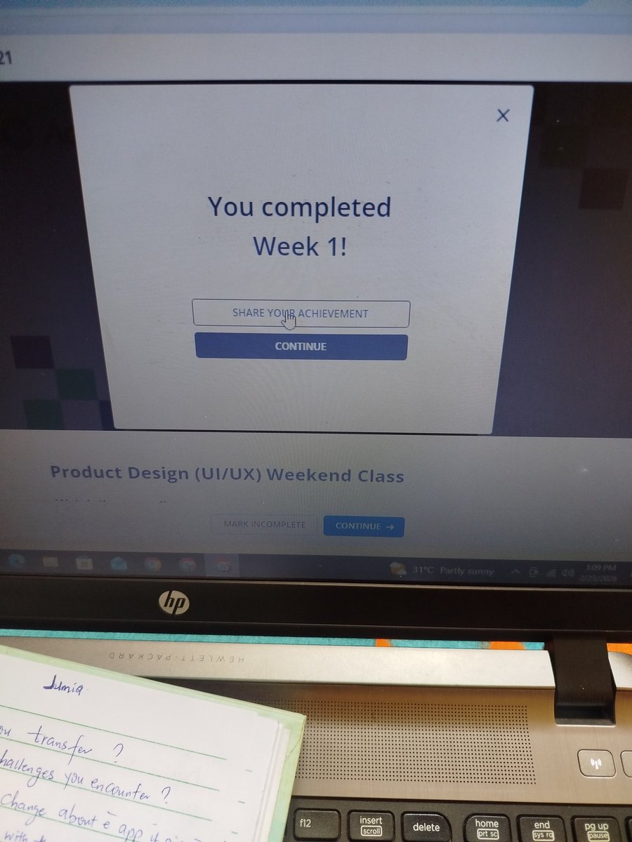 Judith_Alike22's tweet photo. Week 1 was successfully done , So excited about this journey 👍✅#@30daystechchallenge #Tsacademy #30DaysOfTech #TSHD https://t.co/VUBdWTbGgz