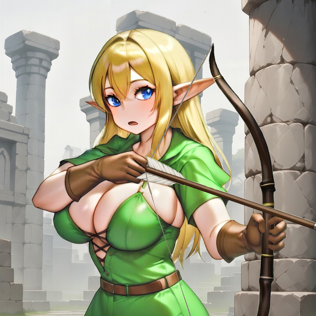 今日のふたなりエルフちゃんwip 