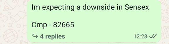 Freaky_Investor's tweet photo. Just gave this analysis to my clients and on the basis of this i and my clients took Sensex 82700 put at 250 , booked at 600 . Profit Booked - Rs 3,50,000/- per 1000 Quantity 
Sensex just touched 82165  means captured 500 points downside 
#nse #bse #sensex @Vishvesh03 @JayThakkar22 @NitinNifty @virendraonNifty