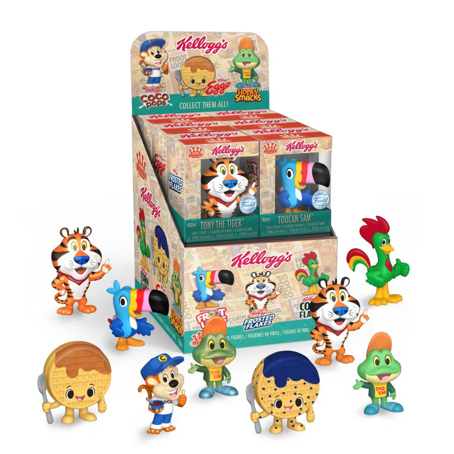 jbtoys's tweet photo. ご予約受付中！

#ファンコ Minis
#FunkoMINIS
#ケロッグ 
12個入りボックス

#TOUCANSAM
#TONYTHETIGER
#CORNELIUS
#COCOTHEMONKEY
#EGGO WAFFLE
#DIGEMFROG
DIG'EM FROG（メタリック）
TONY THE TIGER（メタリック）
#EGGOWAFFLE（CHASE）

全9種
 https://t.co/qlX4PQnmup 
@jbtoys #storesjp https://t.co/kQttKXQVKE