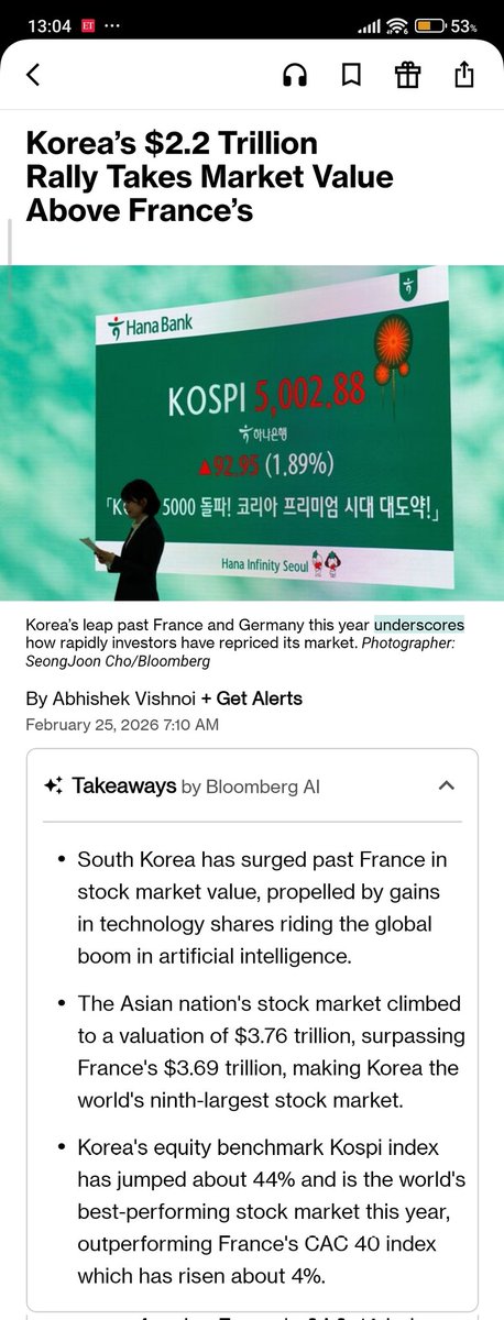 Indian IT: Year by year, slipping…  
Why?
 Because of Kumbhkaran management—slow, defensive, and resistant to change.  

- Many still hold &amp; buy on emotion, not on real value.  
- Imagine: a 5‑year‑old company now has a market cap greater than the entire Indian IT sector. That’s