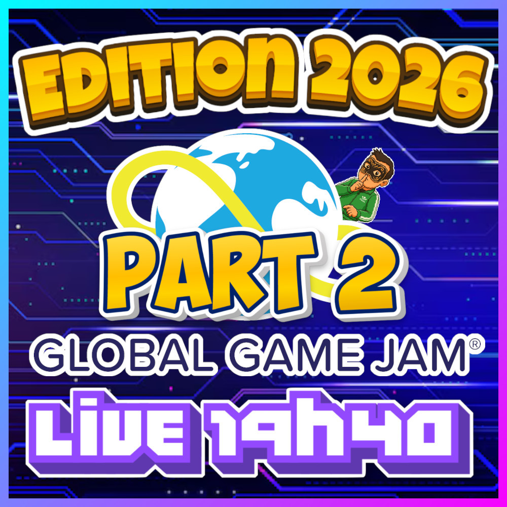 Ce soir nous continuons sur les propo dijonnaises de la <a href="/globalgamejam/">GlobalGameJam</a> 2026 sur le thème "Masqué" ! 🧑‍💻⌨️🎭⚙️

Normalement tout devrait bien se passer, mais ça reste du #live donc sortez les #popcorn ça risque d'être encore épique ^^🍿

👉 twitch.tv/johndogameboy

<a href="/Chezmoa/">🎩 𝑪𝒉𝒆𝒛𝒎𝒐𝒂</a>